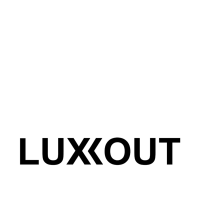 Logo luxxout massief wit met zwart